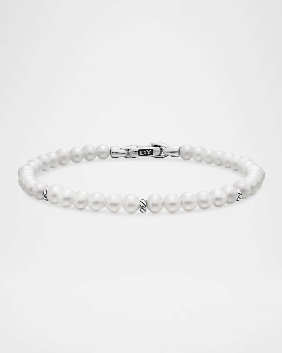 4mm Bijoux Spiritual Beads Bracelet with Silver